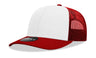 Decky 6 Panel Mid Profile Structured Cotton Blend Trucker | Decky 6021