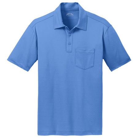 Silk Touch Performance Pocket Polo Polos/Knits Joe's USA Carolina Blue X-Small