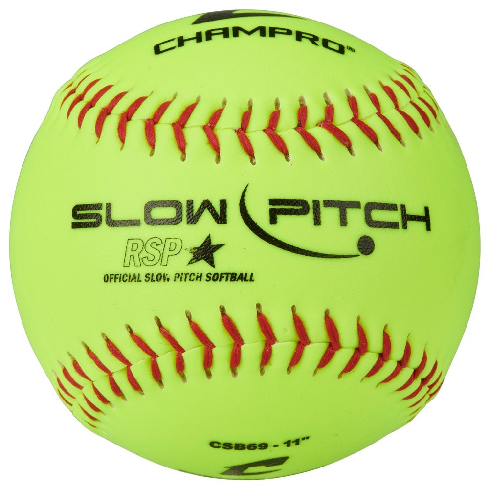 Champro 11\" Slow Pitch Practice Softball | Champro CSB69 Standard Standard Softballs