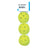 Champro 12\" Poly Balls - 3 Pk Optic Yel | Champro CSB - 51B Standard Standard Baseball & Softball Training Aids