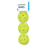 Champro 12\" Poly Balls - 3 Pk Optic Yel | Champro CSB - 51B Standard Standard Baseball & Softball Training Aids