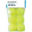 Champro 12\" Poly Balls - 6 Pk Optic Yel | Champro CSB - 51C Standard Standard Soft Balls