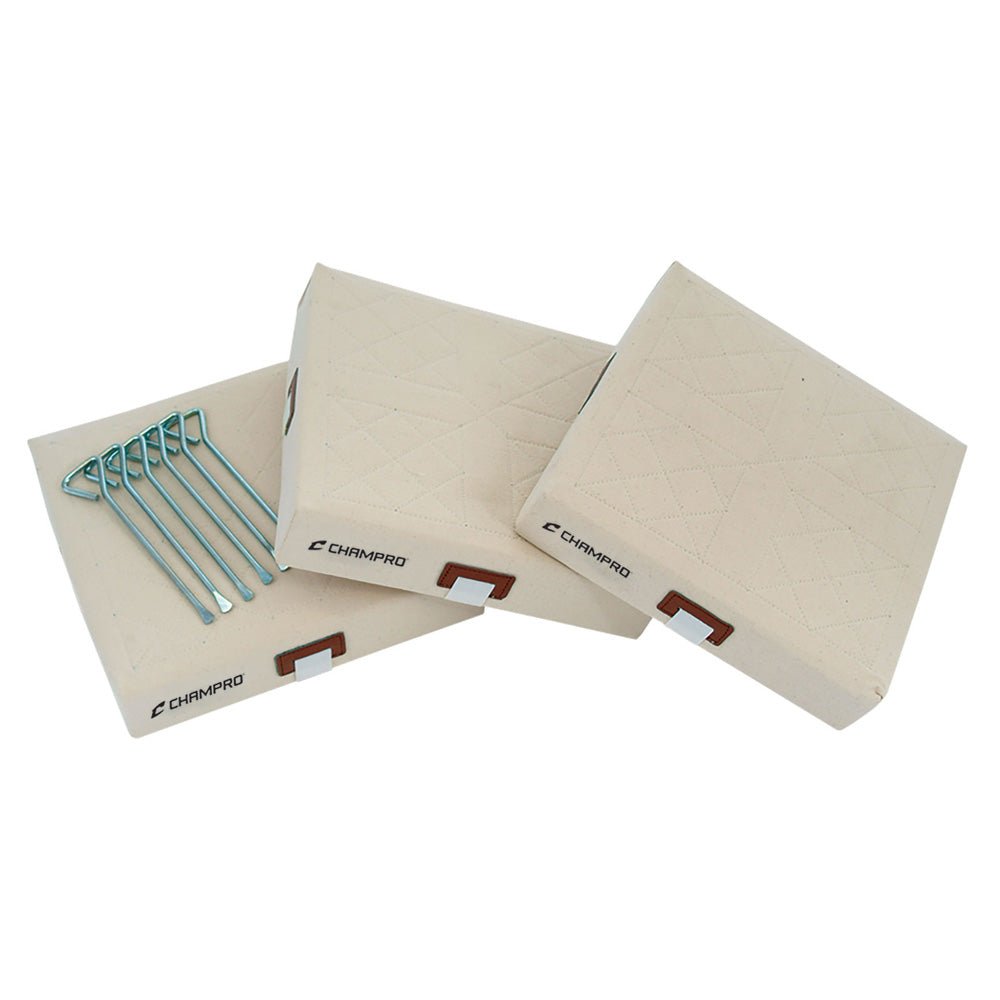 Champro 14\" x 2\" Canvas Quilted Base | Champro B014 Standard Standard Baseball & Softball Bases & Plates