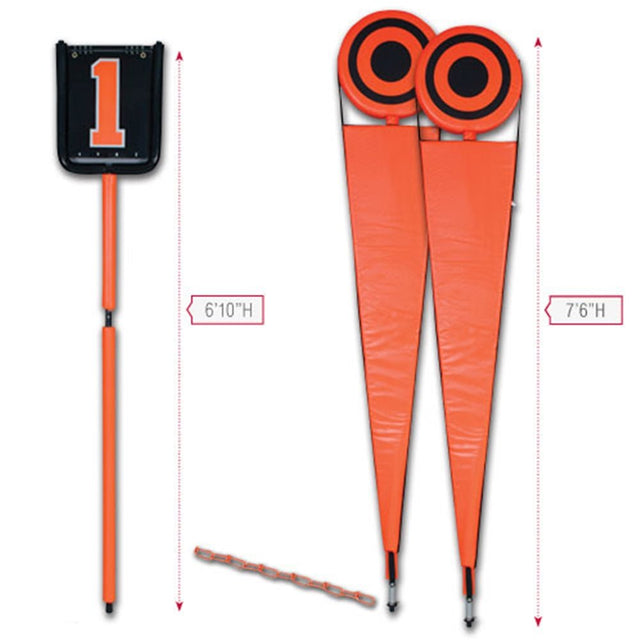 Champro 2 Bull's Eyes w/Chain | Champro A103B Standard Standard Shooting Targets