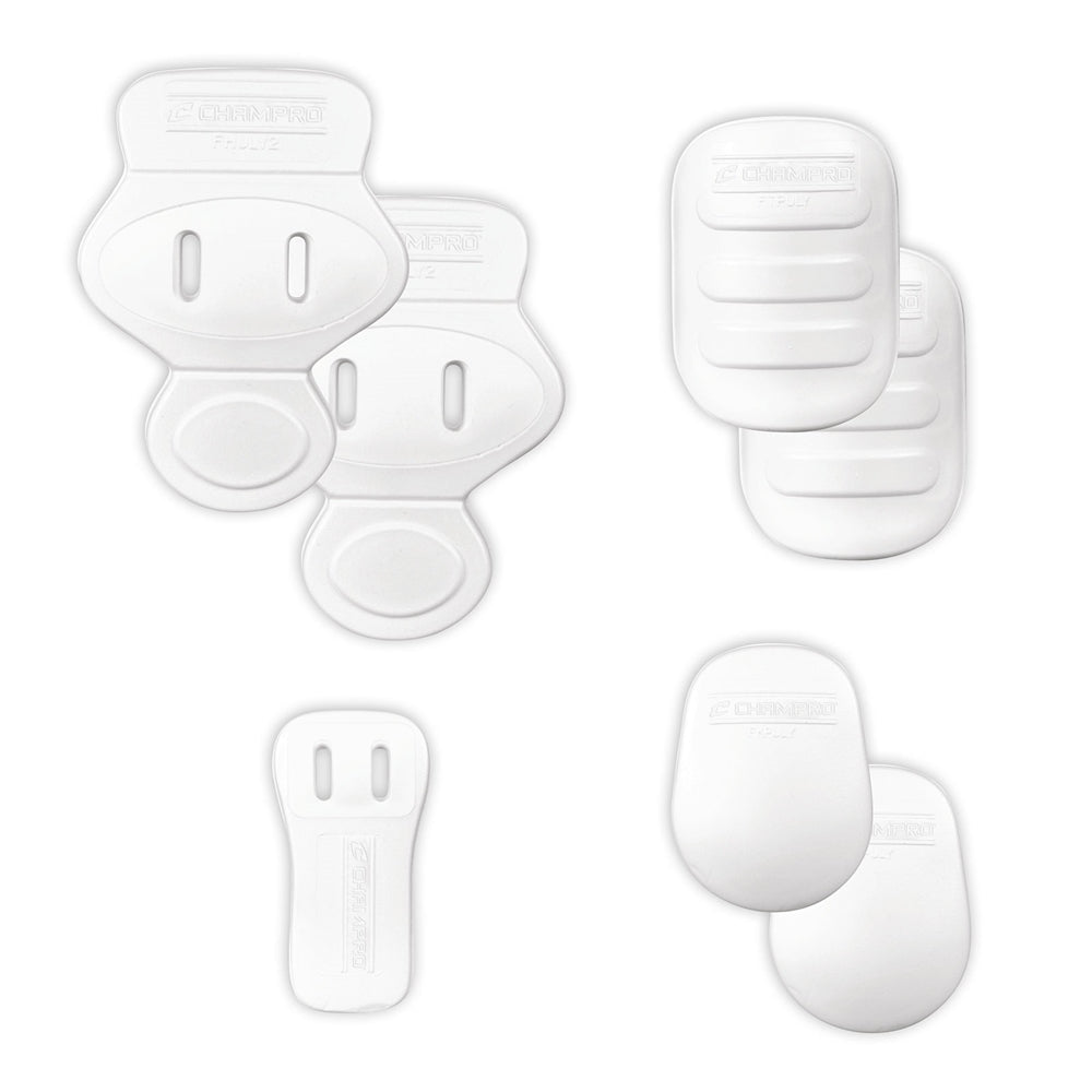 Champro 7Pc PadSet - UltraLite - Slots - Yth | Champro F7ULSL Standard Standard Field Hockey & Lacrosse Pads