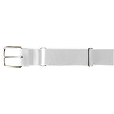 Champro A062 MVP Baseball Belt - Youth Sizing WHITE Gear Accessories