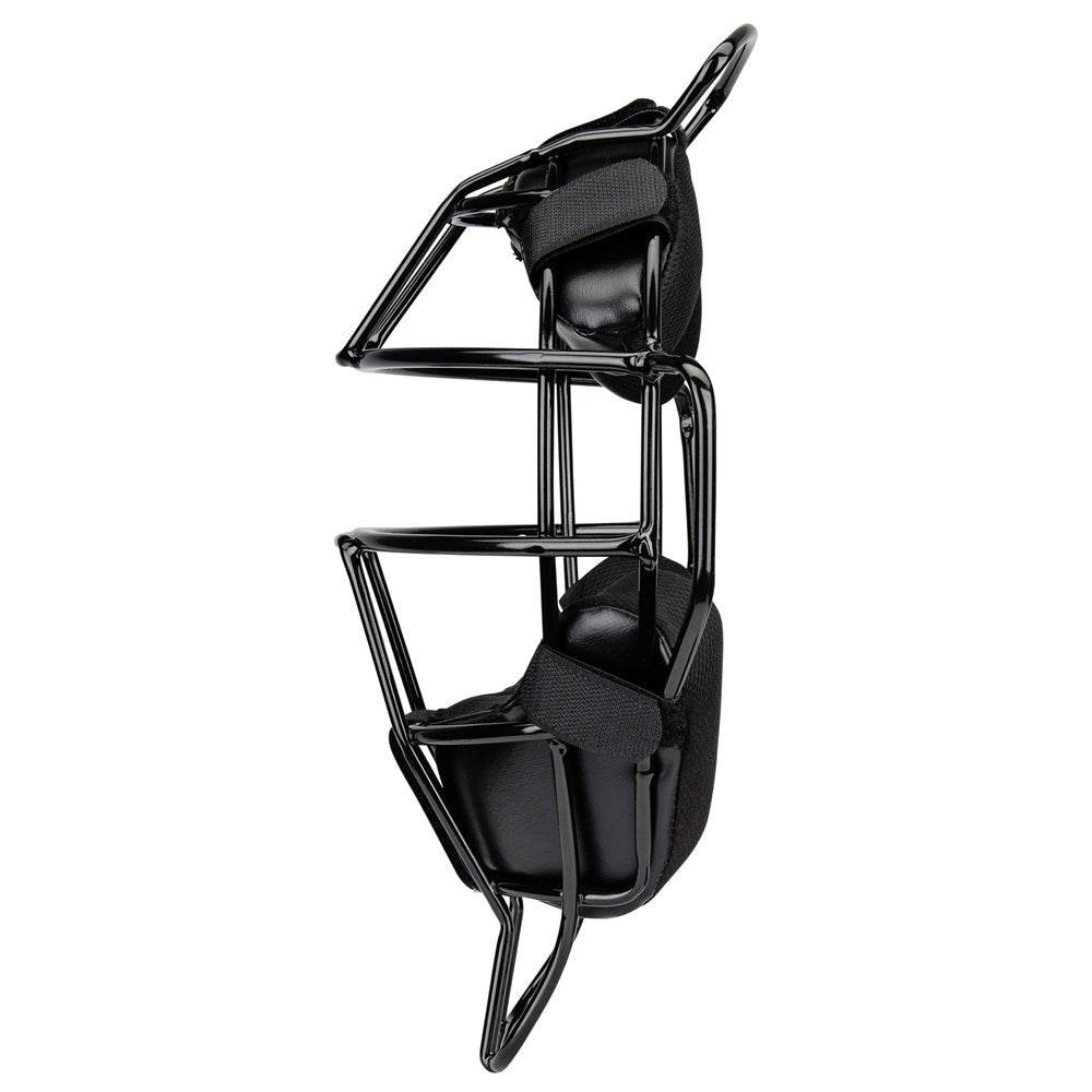 Champro Adult Umpire Mask - Lightweight - 18 oz | Champro CM72 BLACK Standard Baseball & Softball Protective Gear