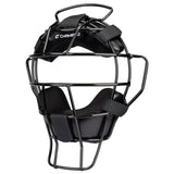 Champro Adult Umpire Mask - Lightweight - 18 oz | Champro CM72 BLACK Standard Baseball & Softball Protective Gear