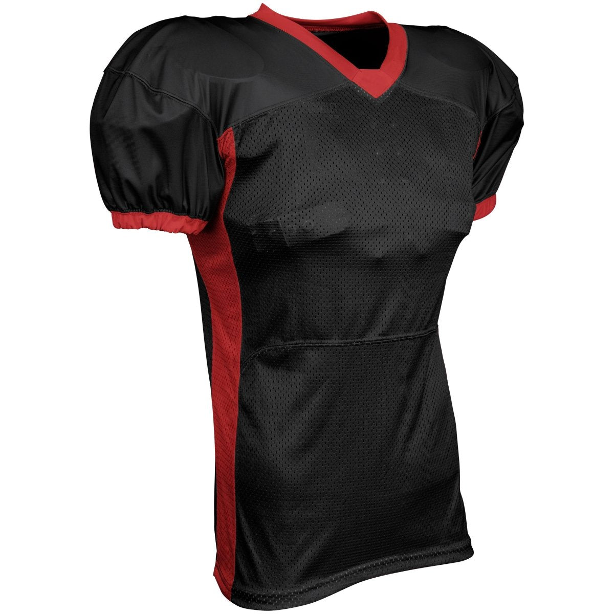 Champro BLITZ Football Jersey | Champro FJ40 BLACKSCARLET S American Football