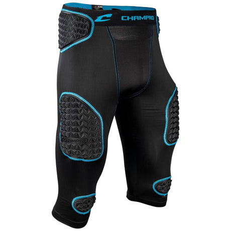Champro Bull Rush 7 - Pad Girdle | Champro FPGU37 BLACKOPTICBLUE XS American Football Protective Gear