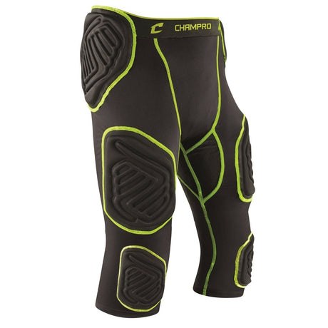 Champro Bull - Rush 7Pd Girdle | Champro FPGU17BY BLACKOPTICYELLOW M American Football Protective Gear
