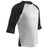 Champro COMPLETE GAME 3/4 Sleeve Baseball Shirt | Champro BS24 WHITEBLACKSLEEVE S Baseball & Softball