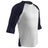 Champro COMPLETE GAME 3/4 Sleeve Baseball Shirt | Champro BS24 WHITENAVYSLEEVE S Baseball & Softball