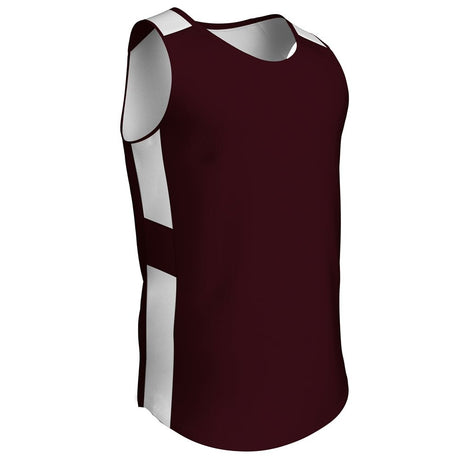 Champro CROSSOVER Reversible Basketball Jersey | Champro BBJ16 MAROONWHITE S Basketball