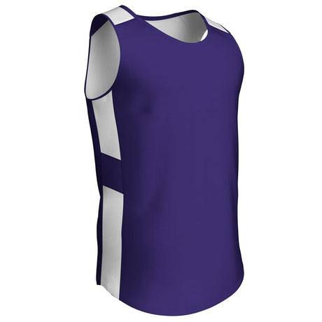 Champro CROSSOVER Reversible Basketball Jersey | Champro BBJ16 PURPLEWHITE S Basketball