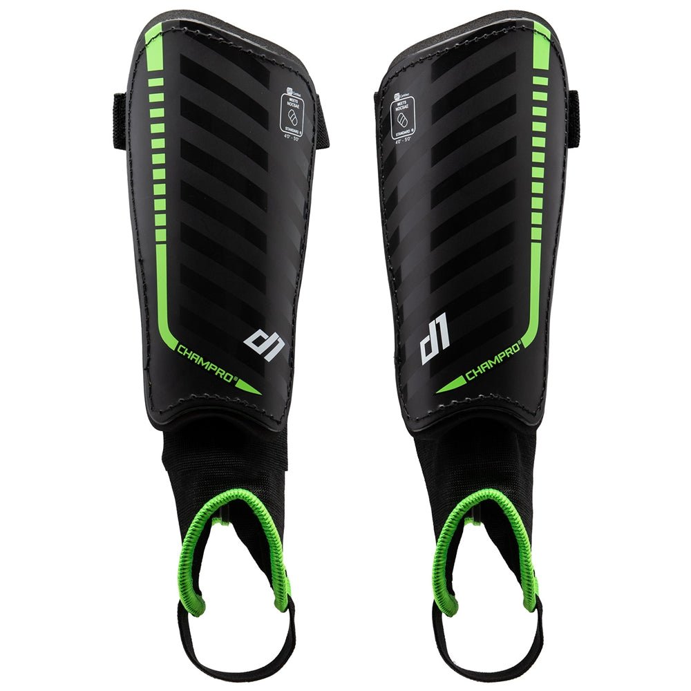 Champro D1 Soccer Shin Guards | Champro A7 OPTICGREEN S Soccer Protective Gear