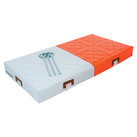 Champro Double First Base - 15\"x30\"x3\" | Champro B016 Standard Standard Baseball & Softball Bases & Plates