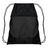 Champro Drawstring Bag w/Zipper Pocket | Champro E73 - BLACK Standard Luggage Straps