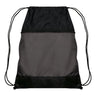 Champro Drawstring Bag w/Zipper Pocket | Champro E73 - CHARCOAL Standard Luggage Straps
