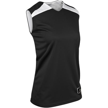 Champro DRI - GEAR® Pro - Plus Reversible Basketball Jersey | Champro BBJ4W BLACKWHITE S Basketball