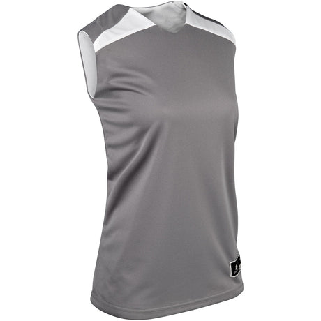 Champro DRI - GEAR® Pro - Plus Reversible Basketball Jersey | Champro BBJ4W CHARCOALWHITE S Basketball