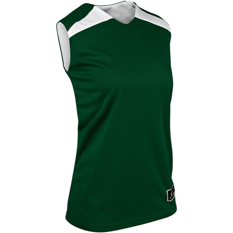 Champro DRI - GEAR® Pro - Plus Reversible Basketball Jersey | Champro BBJ4W FORESTGREENWHITE S Basketball