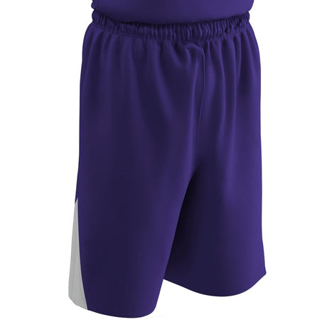 Champro DRI - GEAR® Pro - Plus Reversible Basketball Short | Champro BBS4 PURPLEWHITE S Shorts
