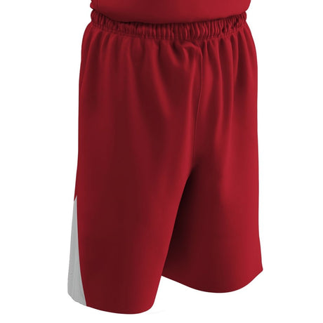 Champro DRI - GEAR® Pro - Plus Reversible Basketball Short | Champro BBS4 SCARLETWHITE S Shorts