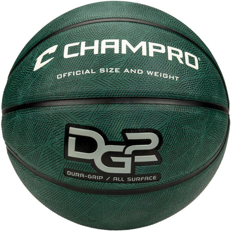 Champro Dura - Grip 230 Rubber Basketball | Champro BB50 FORESTGREEN WOMEN'S - 28.5 Basketballs