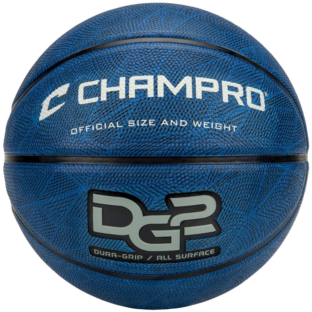 Champro Dura - Grip 230 Rubber Basketball | Champro BB50 ROYAL WOMEN'S - 28.5 Basketballs