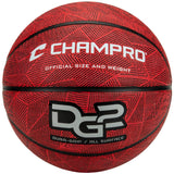 Champro Dura - Grip 230 Rubber Basketball | Champro BB50 SCARLET REGULATION Basketballs