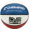Champro Dura - Grip 230 Rubber Basketball | Champro BB50 SCARLETWHITEROYAL REGULATION Basketballs