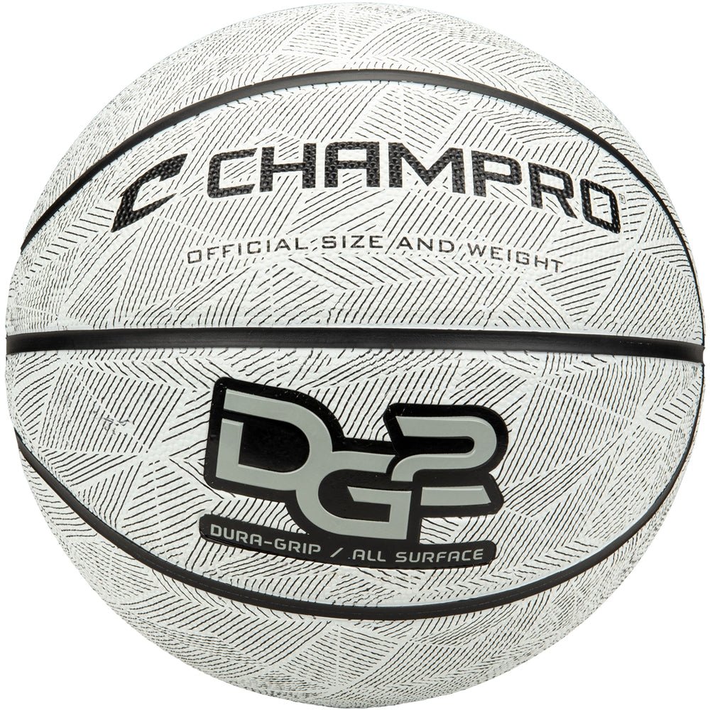 Champro Dura - Grip 230 Rubber Basketball | Champro BB50 WHITE REGULATION Basketballs