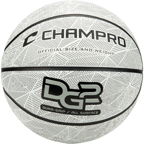 Champro Dura - Grip 230 Rubber Basketball | Champro BB50 WHITE REGULATION Basketballs