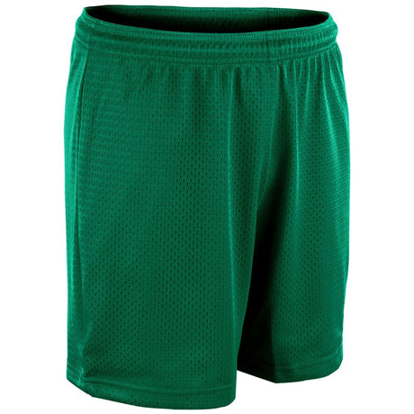 Champro Dynamic Tricot Mesh Short - 7\" | Champro BBS557 FORESTGREEN S Shorts