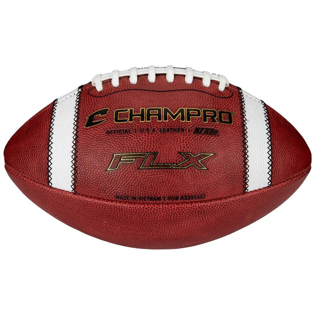 Champro FLX Leather Football | Champro FB8 Standard JUNIOR American Footballs