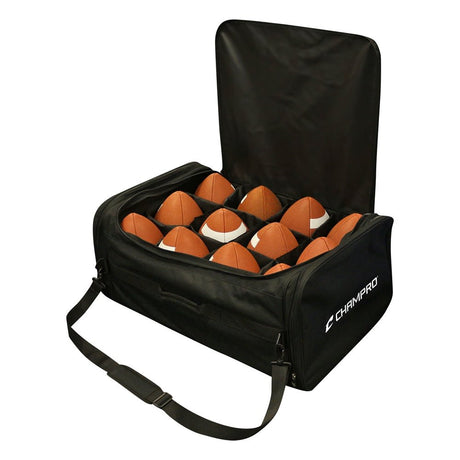 Champro Football Compartment Carry Bag | Champro E66 BLACK Standard Ball Carrying Bags