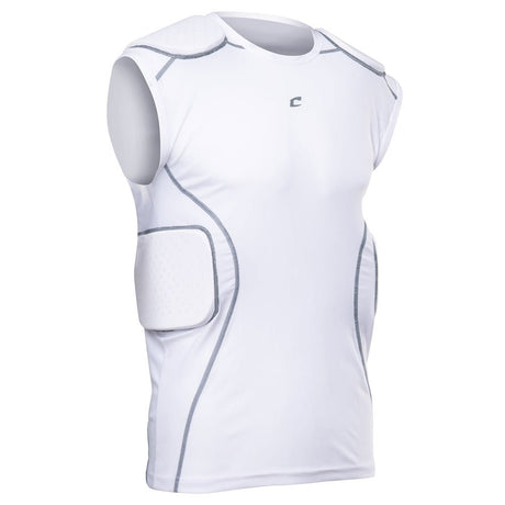 Champro FORMATION Padded Compression Shirt | Champro FJU18 WHITE S Compression Sacks