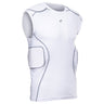 Champro FORMATION Padded Compression Shirt | Champro FJU18 WHITE S Compression Sacks