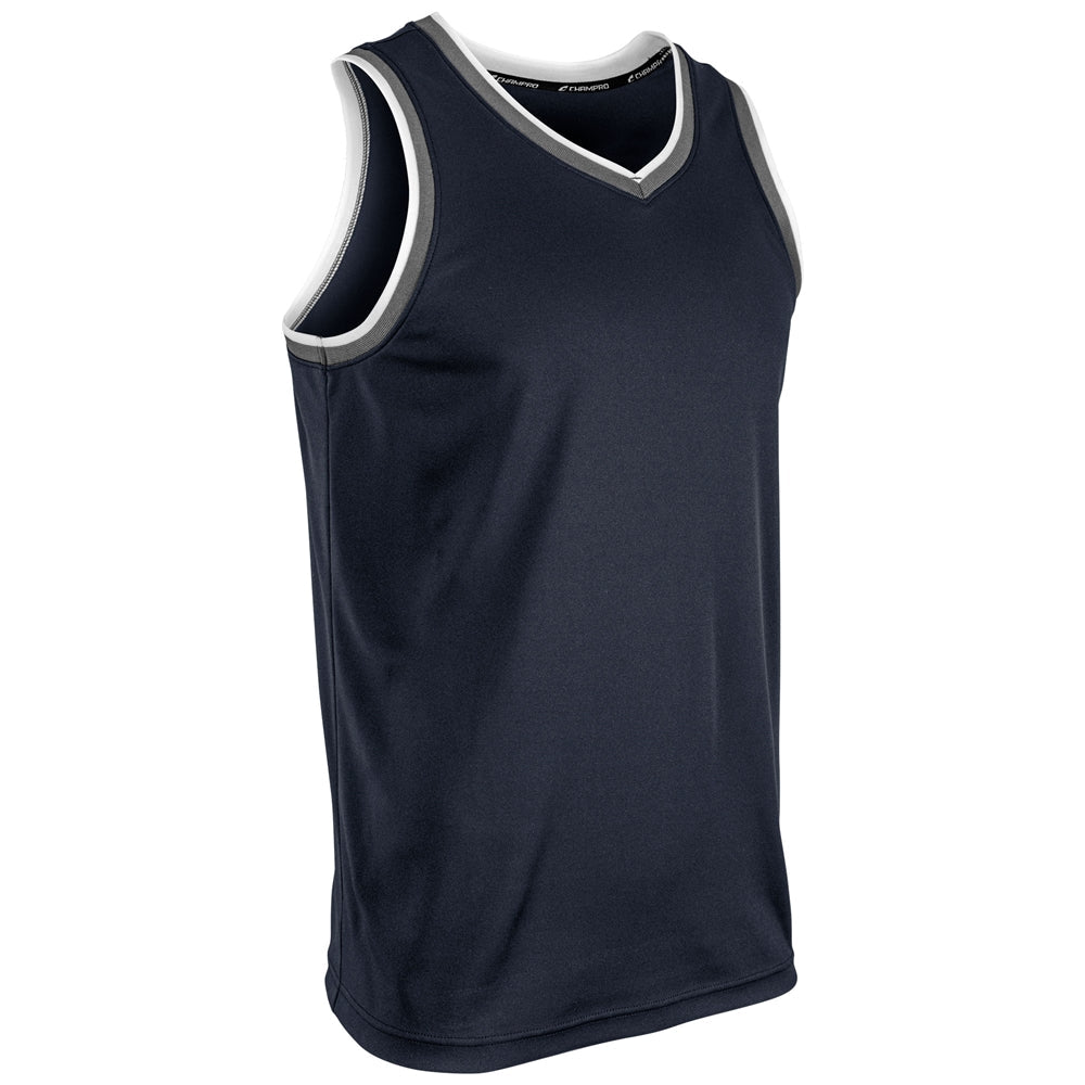 Champro Forward Basketball Jersey | Champro BBJ26 NAVYSILVERWHITE S Basketball
