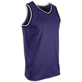 Champro Forward Basketball Jersey | Champro BBJ26 PURPLEBLACKWHITE S Basketball