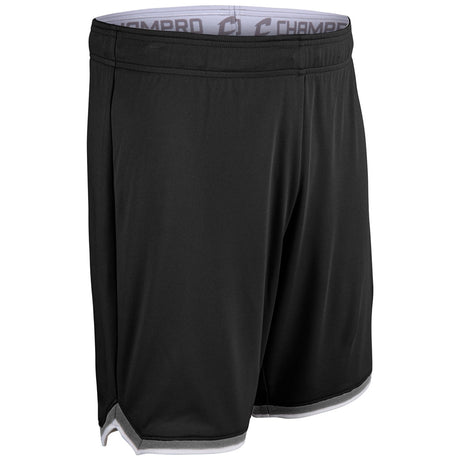 Champro Forward Basketball Shorts | Champro BBS26 BLACKSILVERWHITE S Shorts