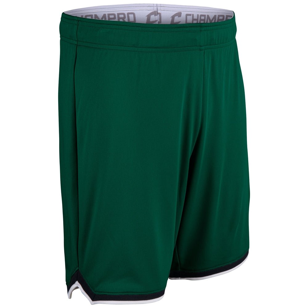 Champro Forward Basketball Shorts | Champro BBS26 FORESTGREENBLACKWHITE S Shorts