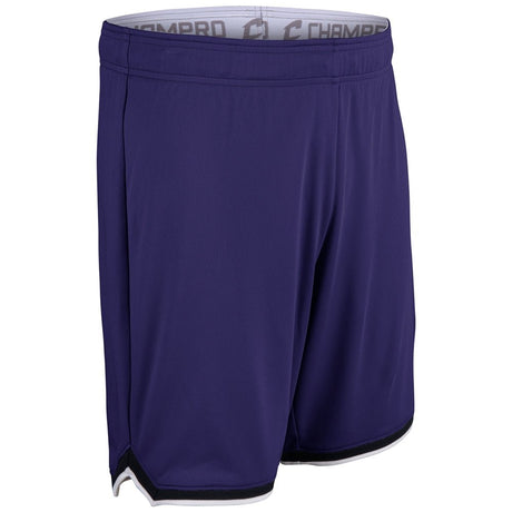 Champro Forward Basketball Shorts | Champro BBS26 PURPLEBLACKWHITE S Shorts
