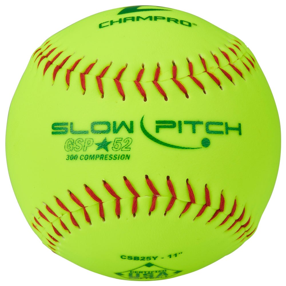 Champro GSP - 52 ASA 11\" Softball | Champro CSB25Y Standard Standard Softballs