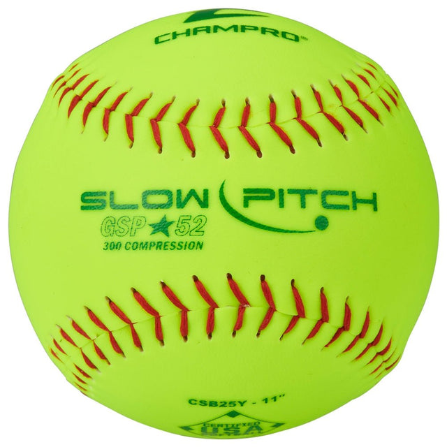 Champro GSP - 52 ASA 11\" Softball | Champro CSB25Y Standard Standard Softballs