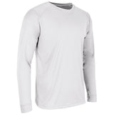 Champro GUNNER Long Sleeve Tee | Champro BST12 WHITE Youth S Long Sleeve