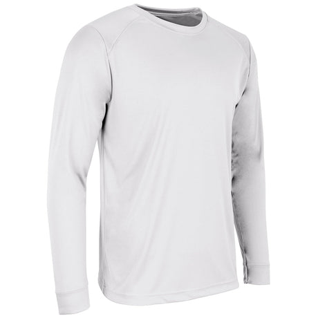 Champro GUNNER Long Sleeve Tee | Champro BST12 WHITE Youth S Long Sleeve