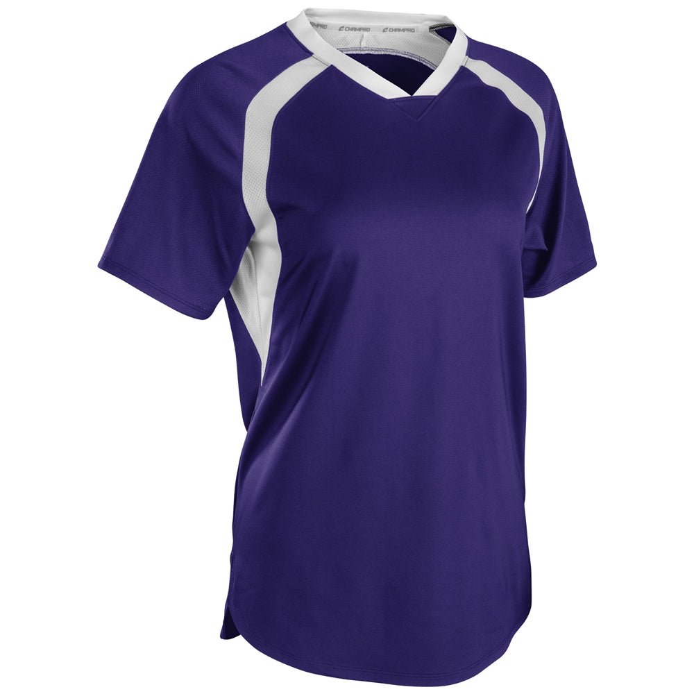 Champro Hat Trick Jersey | Champro SJ50 PURPLEWHITE XS Jerseys