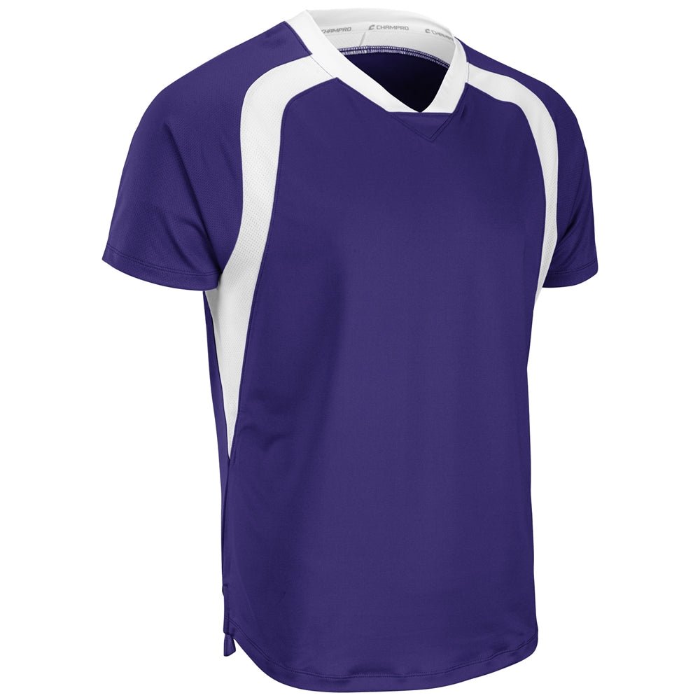 Champro Hat Trick Jersey | Champro SJ51 PURPLEWHITE S Soccer